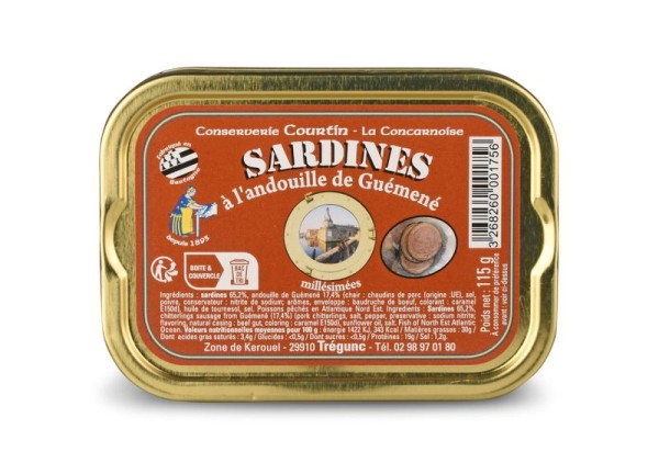 Sardinen mit Andouille de Guémené