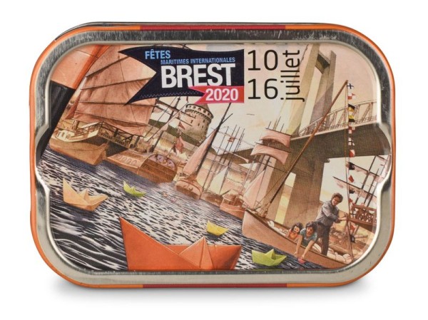 Bretonische Sardinen in Olivenöl - Sonderedition &#039;Fêtes Brest 2020&#039;