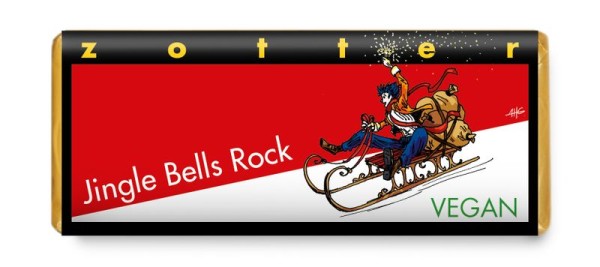 Jingle Bells Rock - Handgeschöpfte Schokolade [Bio]