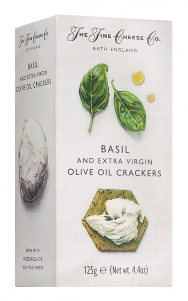 Basil & Extra Virgin Olive Oil Crackers