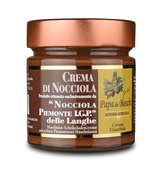 Crema Gianduia - Piemonteser Haselnuss-Schokoladen-Creme