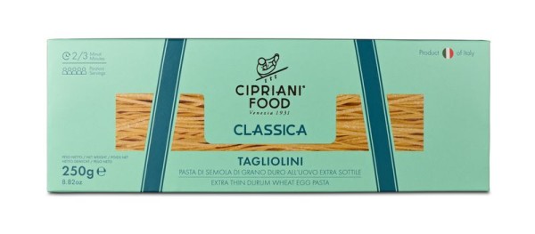 Tagliolini all&#039;uovo - Cipriani Pasta