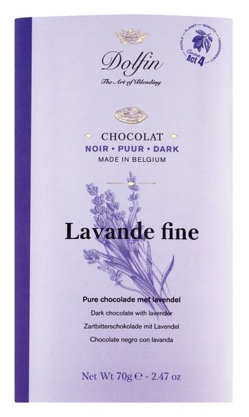 Zartbitterschokolade mit Lavendel und Vanille